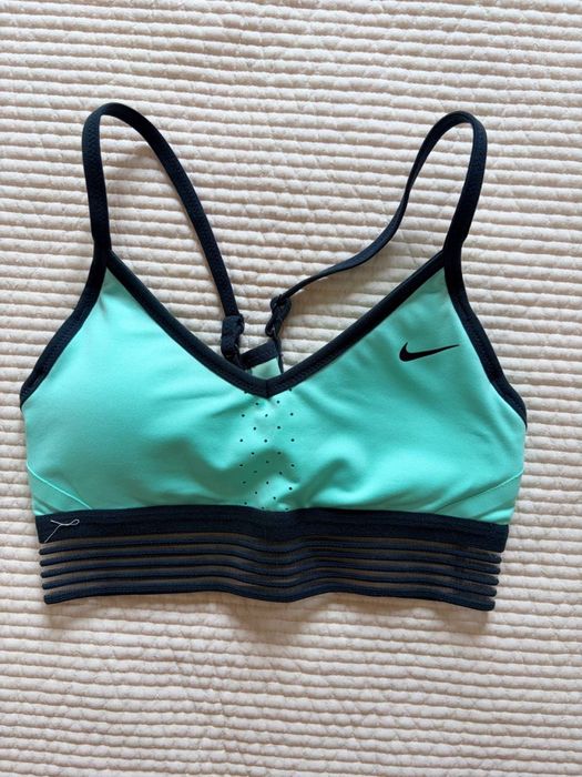 Топ Nike Pro Indy Cool Bra Голубой ОРИГИНАЛ