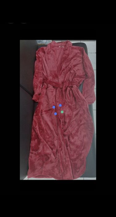 Халат махровый красный. Размер Xl