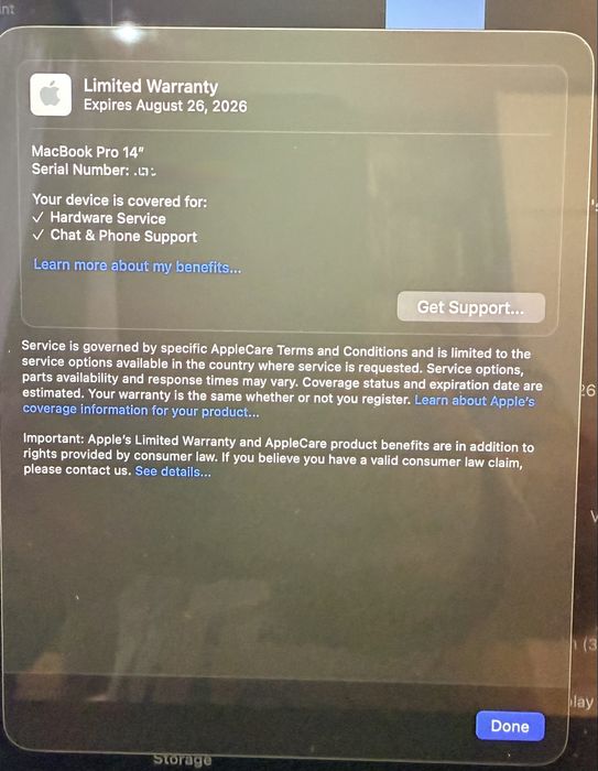 Macbook Pro M4 14 inch