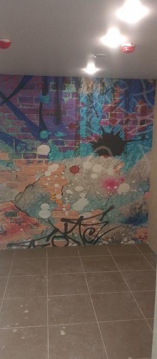 Ремонт.Поклейка обоев