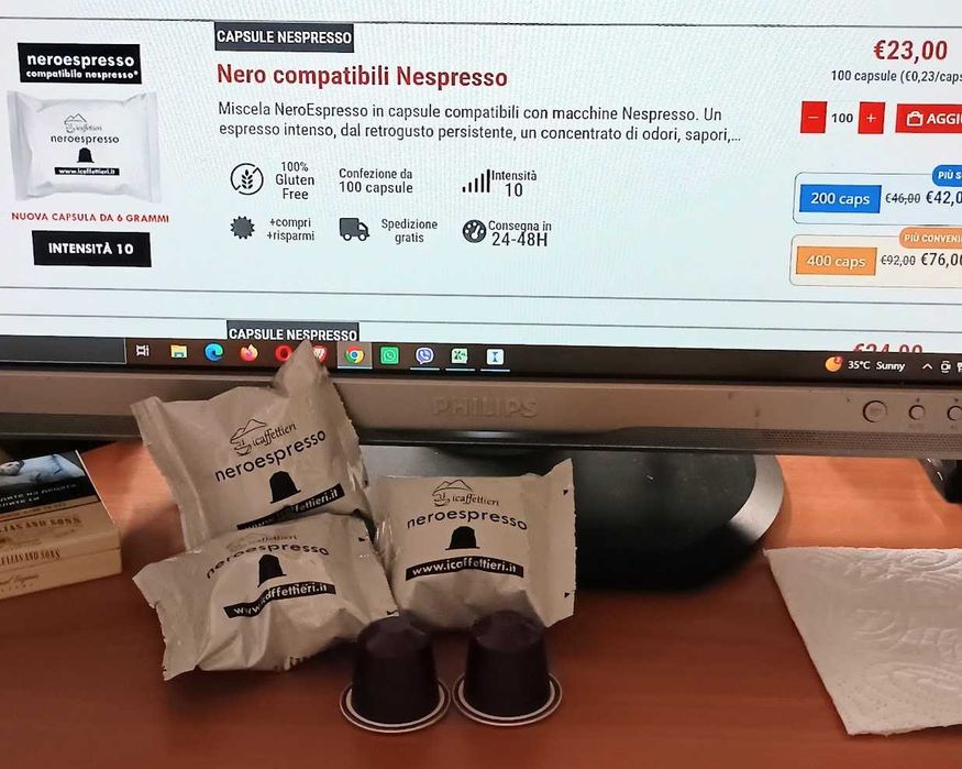 Капсули италианско кафе, съвместими за Nespresso и DolceGusto