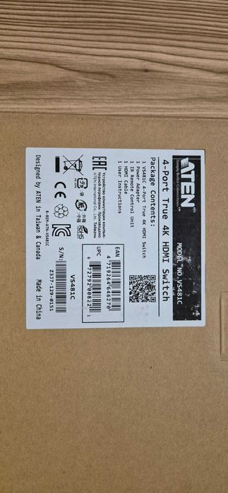 Switch HDMI 4 porturi 4K ATEN VS481C