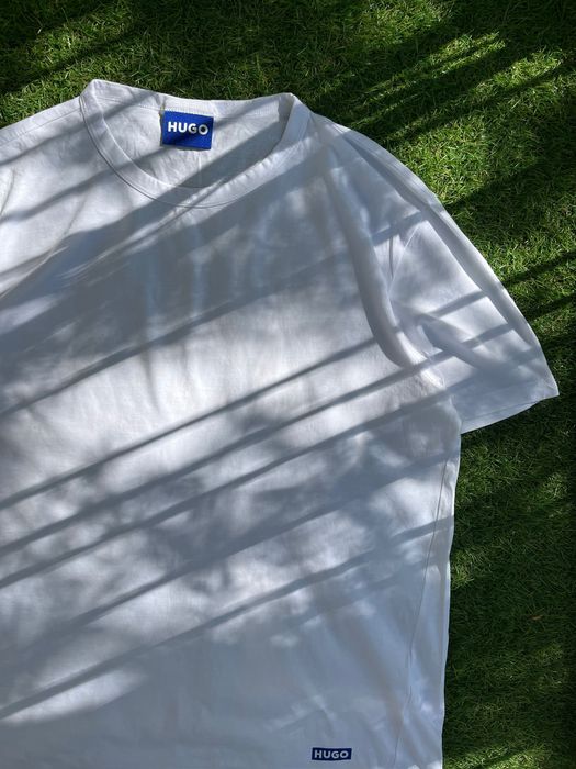 Мъжка блузка с къс ръкав : HUGO Naolo Regular Fit Blue M
