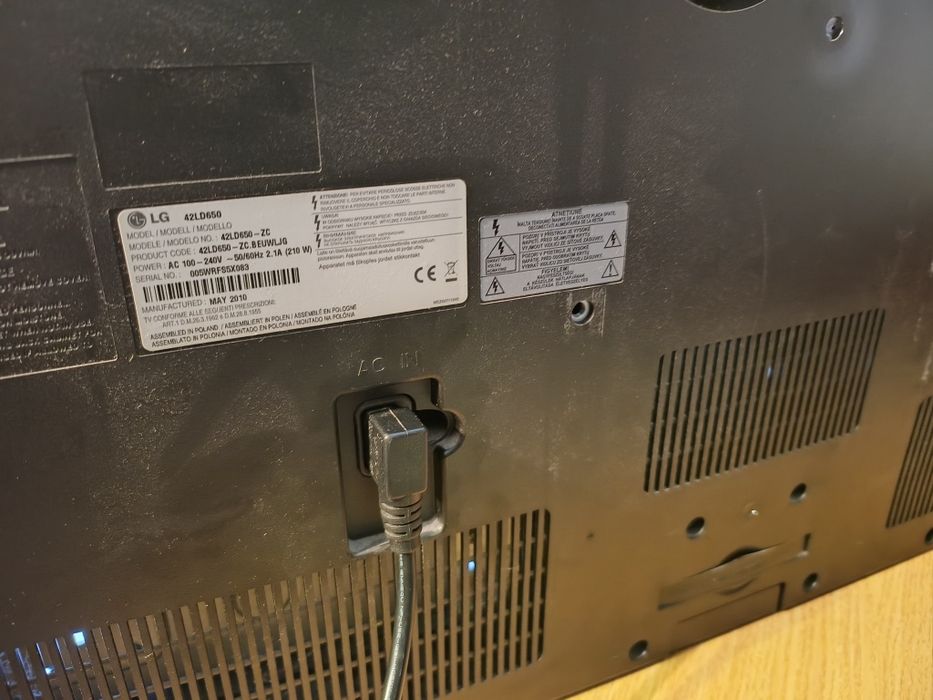 Piese pentru lg 108 cm defect tv