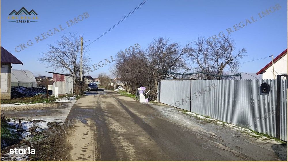 Teren in 12-24 Rate Str Asfaltata Curent Electric Com Berceni Dobreni