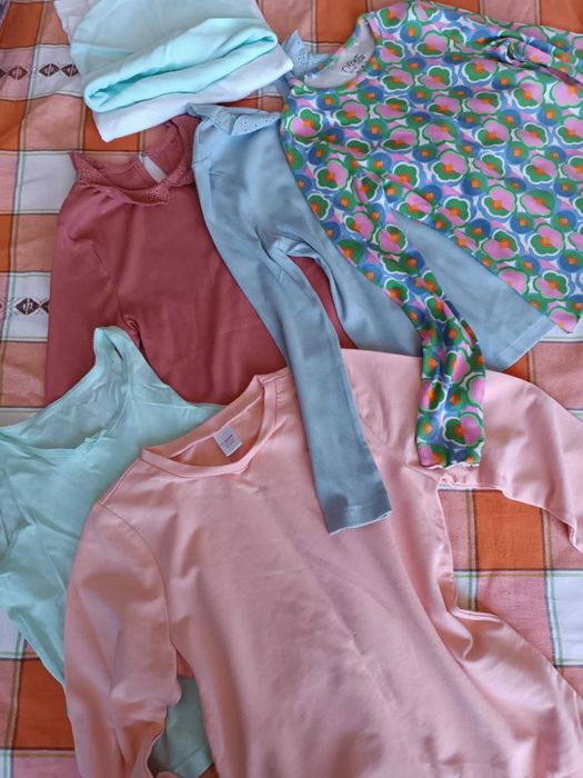 панталони, долници с вата за момиче 122/128 рр