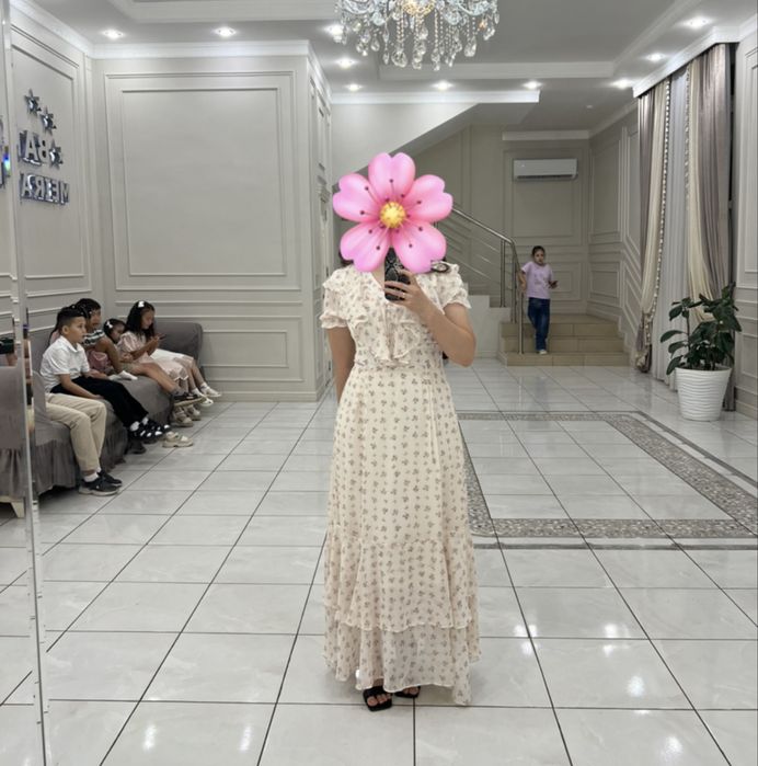 Платье из шифона