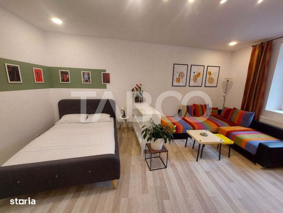 Garsoniera de vanzare 43 mpu pivnita zona Orasul de Jos din Sibiu — fotografia 3