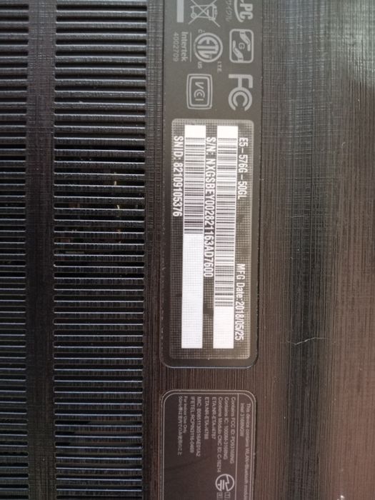 Продается Acer ноутбук