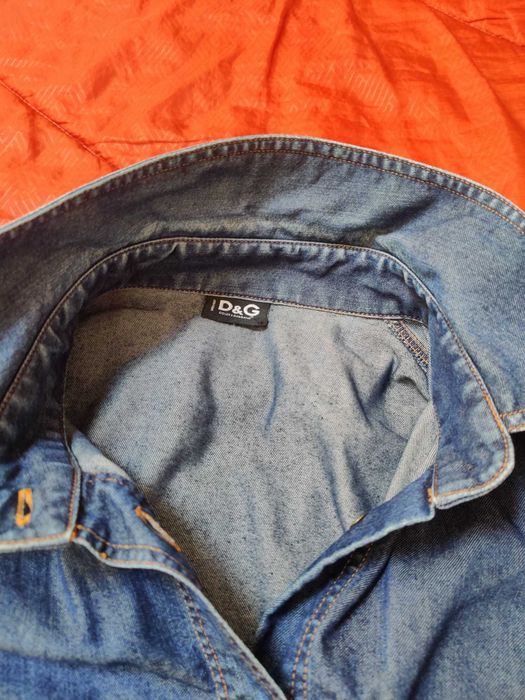 Camasa dama Dolce & Gabbana D&G denim, slim fit, originala, marime M