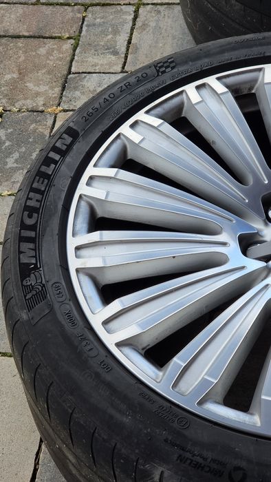 Jante originale Audi A8 S8 R20 + anvelope Michelin Pilot Sport 4S