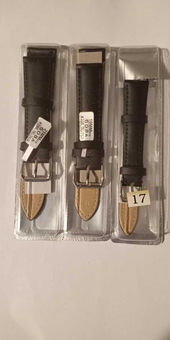 curele piele ceas marimi de la 18-26mm,diferite culori,17,19si 21mm culoare negru