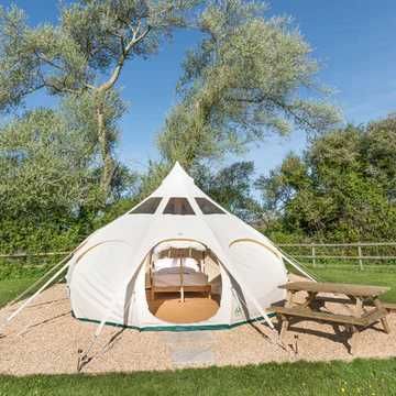 Cort glamping  Lotus Sky 12 mp Sky, lichidare stoc!