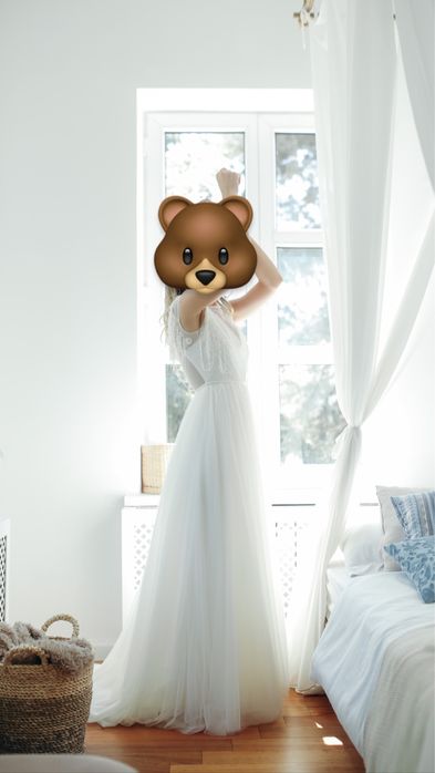 Свадебное платье А-силуэт