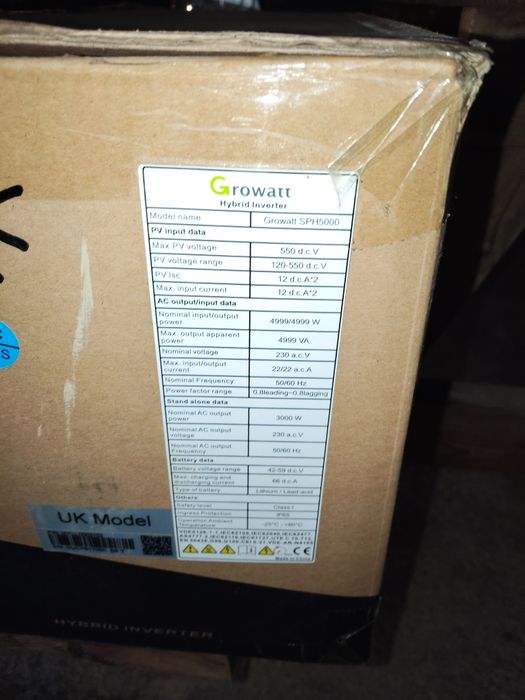 Growatt SPH 5000  |Хибриден инвертор