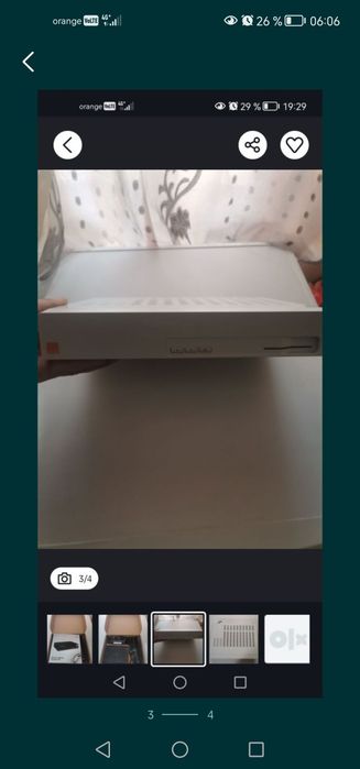 Receiver TV orange