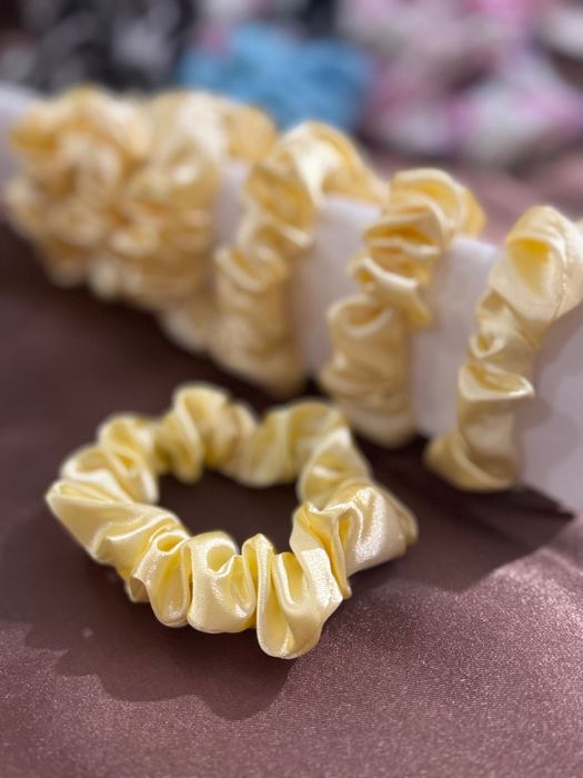 Ръчна изработка Скрънч за коса от сатен