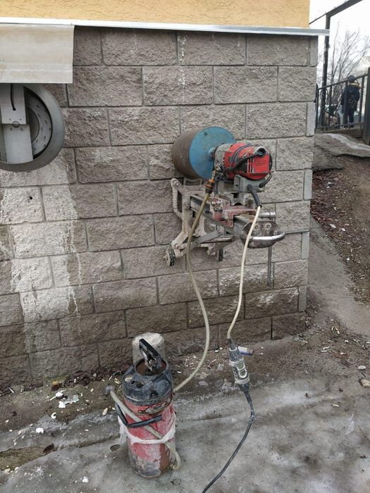 Алмазное сверление бурение отверстий