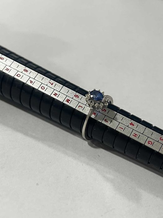 Златен пръстен ZEN Сапфир