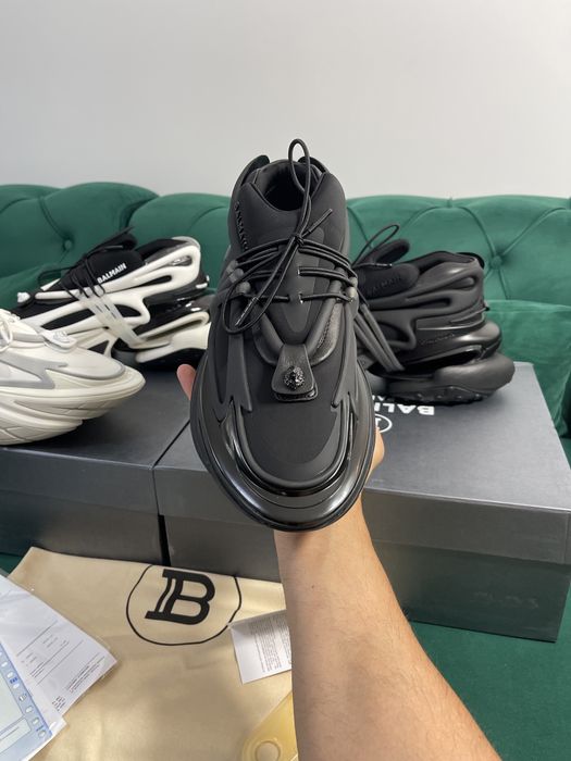 Adidasi Balmain Unicorn piele naturala Premium Full Box