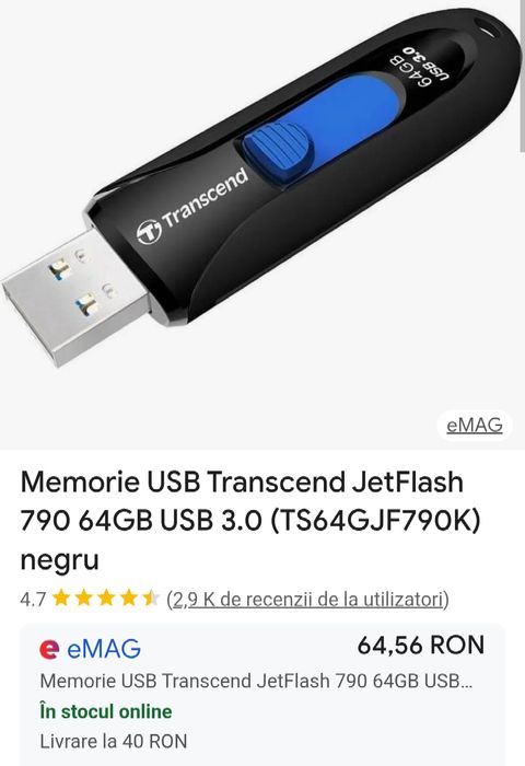 Memory stick de 128gb