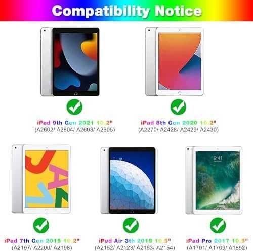 Нов Клавиатурен Кейс за таблет iPad 10.2 Подсветка и Клавиатура Айпад