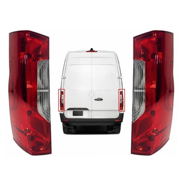 Комплект ляв десен стопове стоп за мерцедес mercedes спринтер sprinter