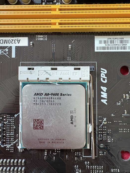 placa de baza+procesor amd