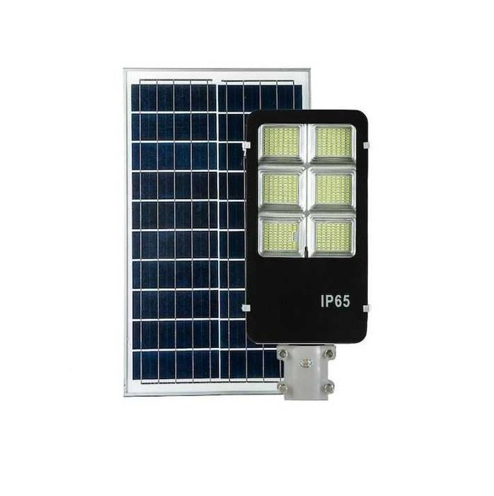 Улична соларна лампа с стойка 400W, Соларен панел 28W,30 000mAh, 6500K