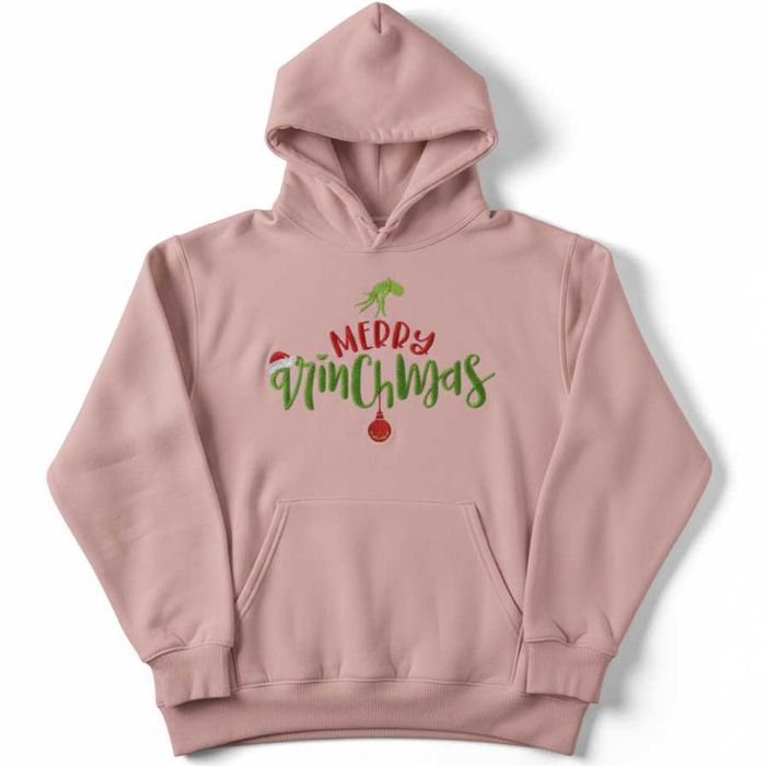 Hanorac Brodat de Crăciun – „Merry Grinchmas”