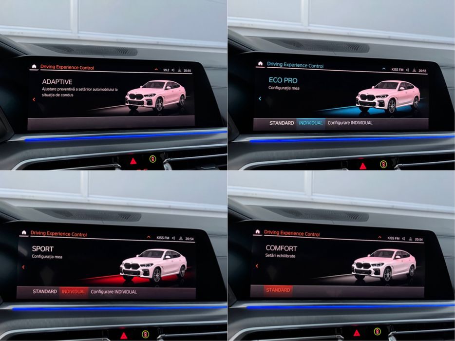 Bmw X6/3.0d Mild Hybrid/M pachet/Individual/Grila iluminata/Alb perlat/Variante/