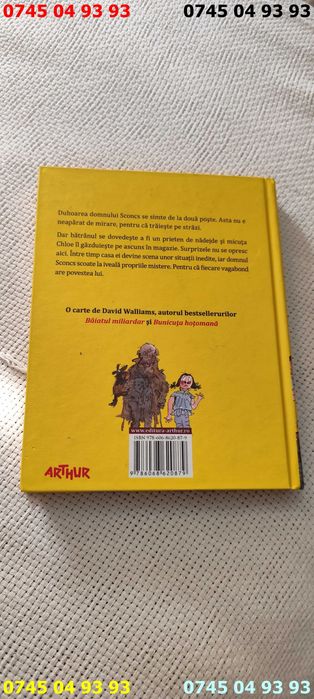 carte carti domnul sconcs David Walliams