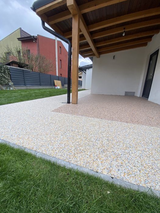 Covor de piatra natural cu rasina