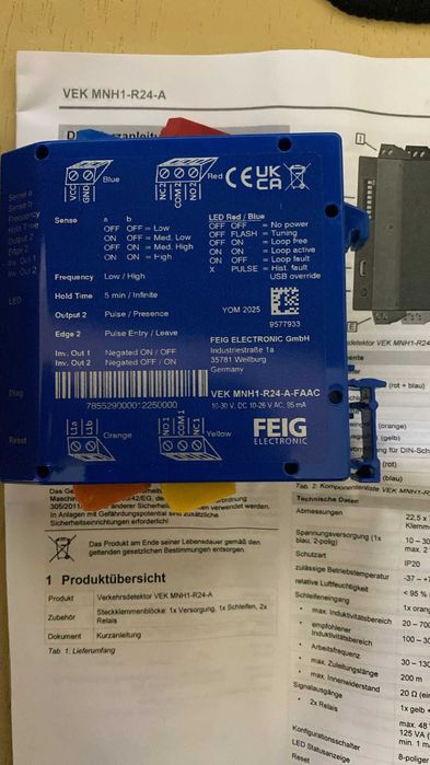 Detector de bucla FAAC 1 canal