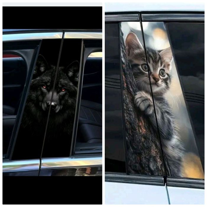 Винилови водоустойчиви  стикери за кола