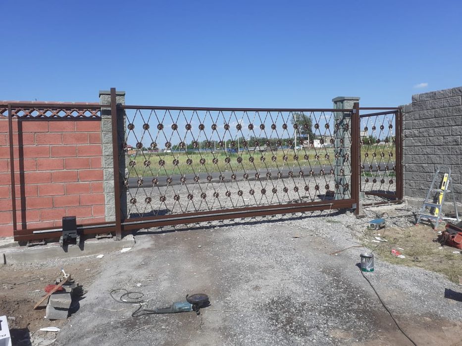 Откатные ворота под ключ