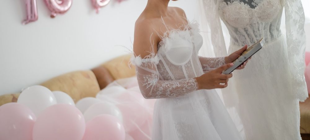 Rochie cununie civilă și sandale