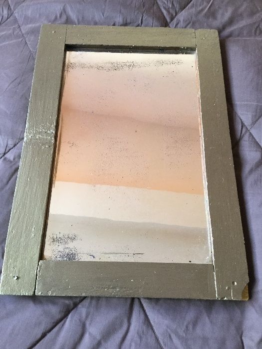 старо антично колекционерско стенно огледало размер : 49 х 34 см