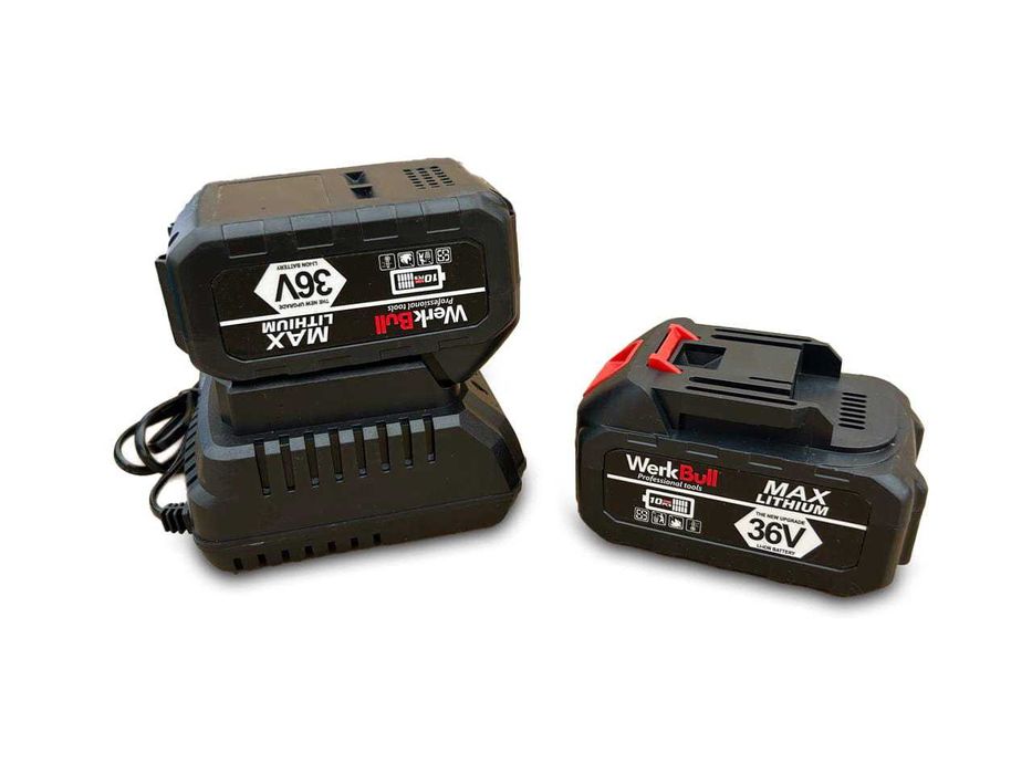 Акумулаторна Мини Резачка/Трион с шина 16см 2 батерии 36V 8Ah 2вериги