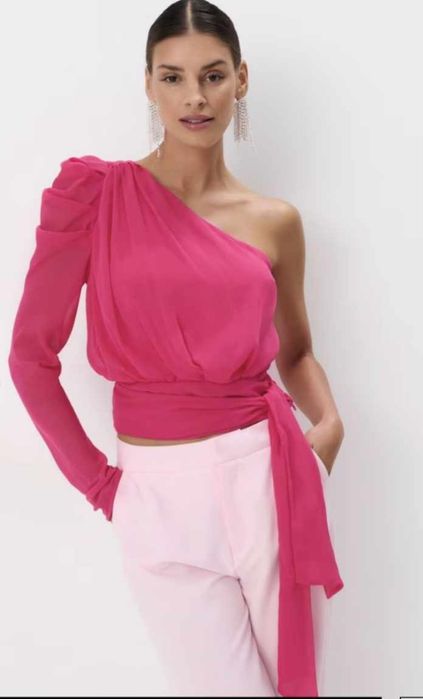 Блуза, риза с едно рамо 40 размер /М/