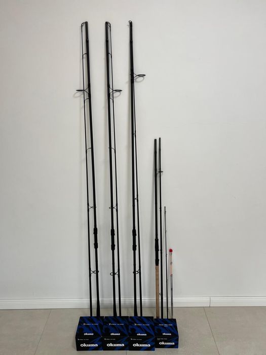 Set 3 Lansete Okuma Crap si Mulinete Okuma