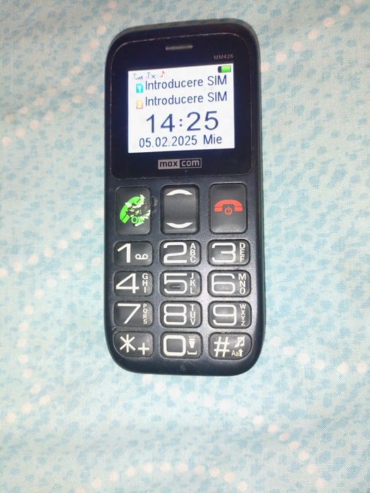 Telefon MAXICOM,cu 2 sim nou