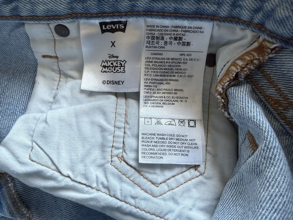 Levi’s x Mickey Mouse 501 Crop Jeans ОРИГИНАЛНИ дамски дънки - 27