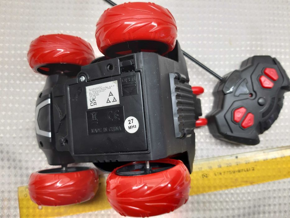 Jucarie masinuta cascadorie rotativa cu telecomanda la 360 de grade