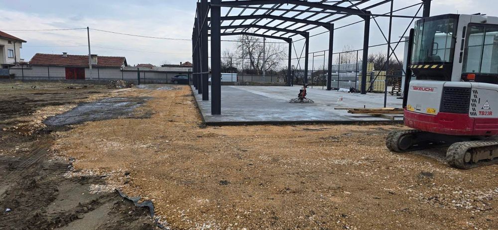 Услуги с багер и самосвал