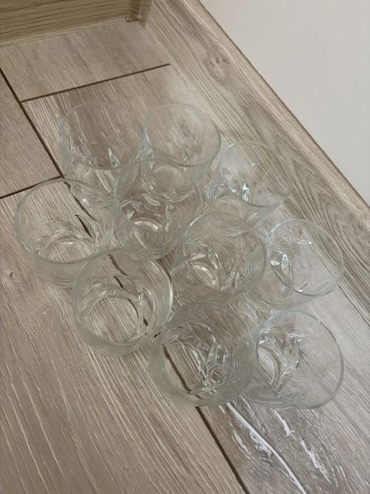 Стъклени чаши за алкохол 10 бр