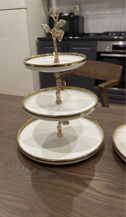 Мельхиоровая этажерка