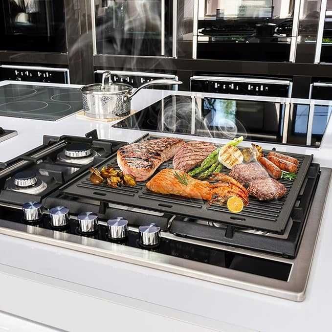 Plita Fontă  groasa 41,5 x 27,5 cm, universală gaz, cărbune