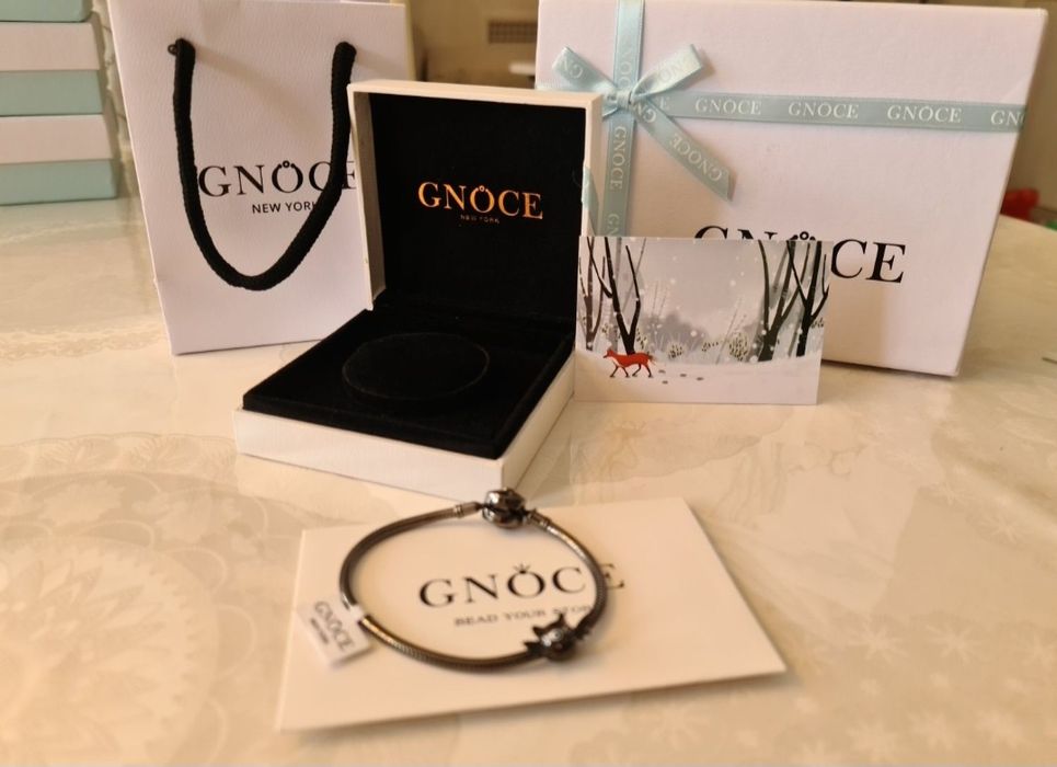 Gnoce bracelet & bat charm