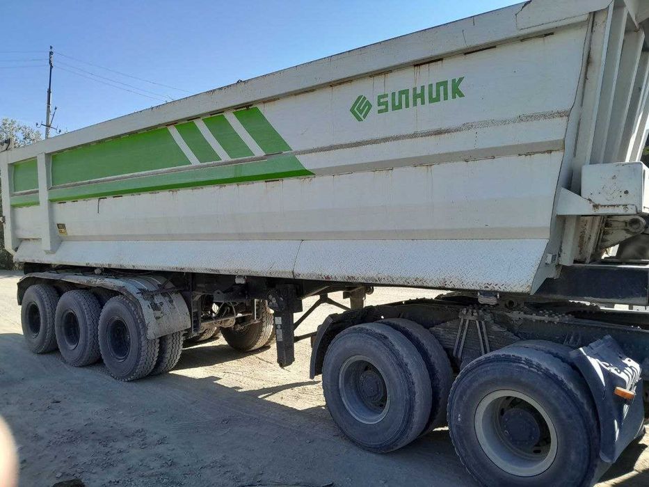 Тягач Howo A7 ва полуприцеп самосвал Sunhunk 40 куб сотилади!!!